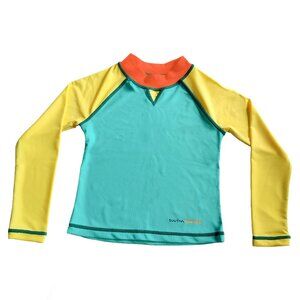 SwimHumyn Kid’s UPF Sun Protective High Visibility Swim Top Rash Guard sizes 2-6